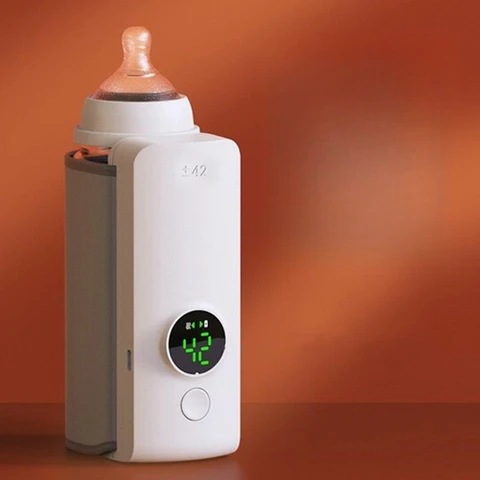 rechargeable cordless baby milk bottle warmer heated for travel