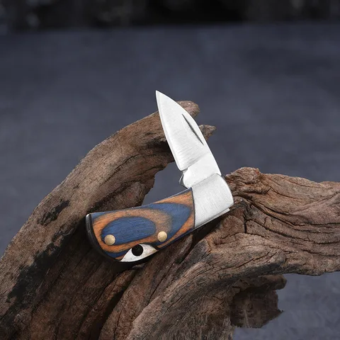 Sharp Steel knife Small Folding keychain