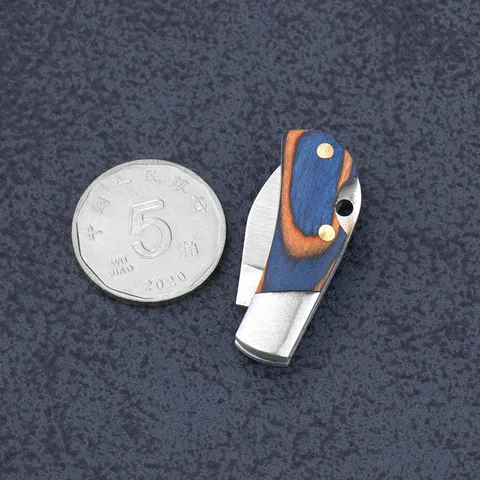 Sharp Steel knife Small Folding keychain