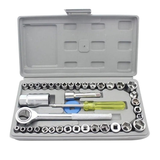 Original 40 Pcs Combination Socket Wrench Tool Kit