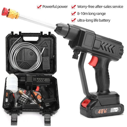 GV-102 Original Rechargeable Cordless High-Pressure Washer | 48v Portable Kit