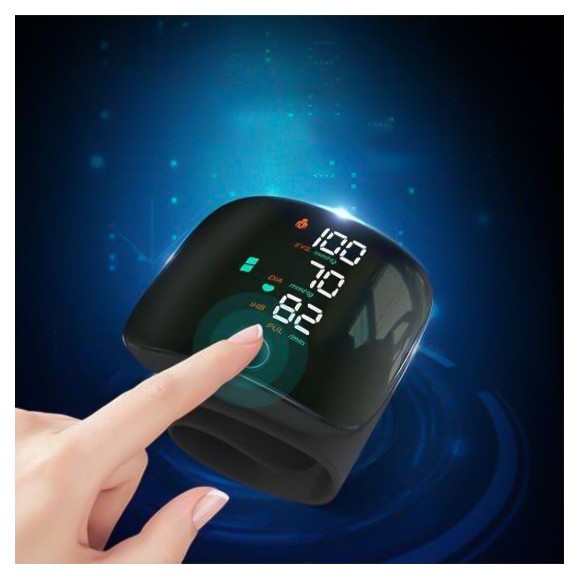 Digital Wrist Blood Pressure Device - GV-306 | Latest Technology | LED Display |