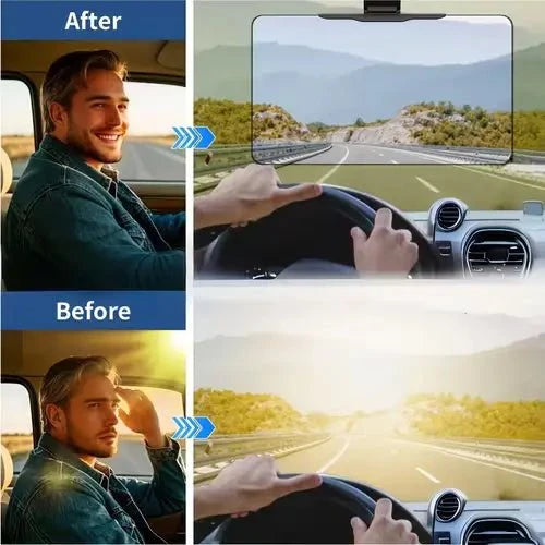 ClearDrive™ Visor Shield 🌤️ — Day & Night Anti-Glare Protection