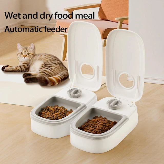 Smart Automatic Pet Feeder 2 in 1 Food Dispenser