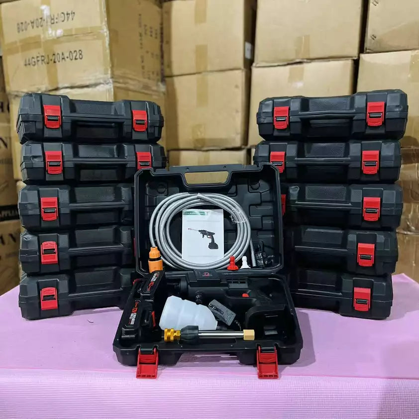 GV-102 Original Rechargeable Cordless High-Pressure Washer | 48v Portable Kit