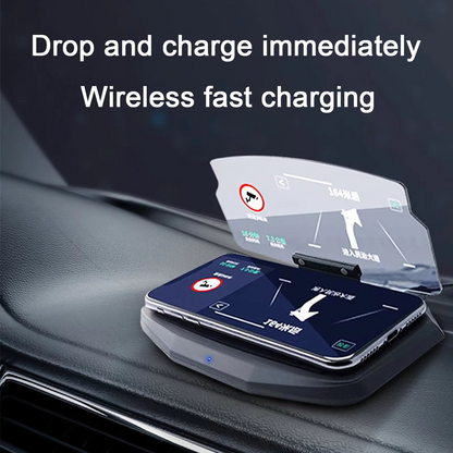 Car HUD Head Up Display & Wireless Charger