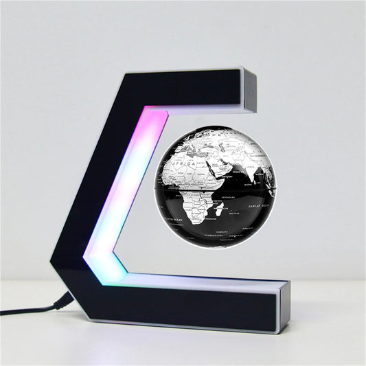 Magnetic Levitation Globe LED Light Floating World Map for Home Office