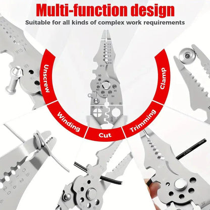 Multi-Function Wire Stripper and Crimping Tool